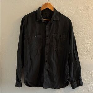 J. Crew Dark Gray Cotton Shirt